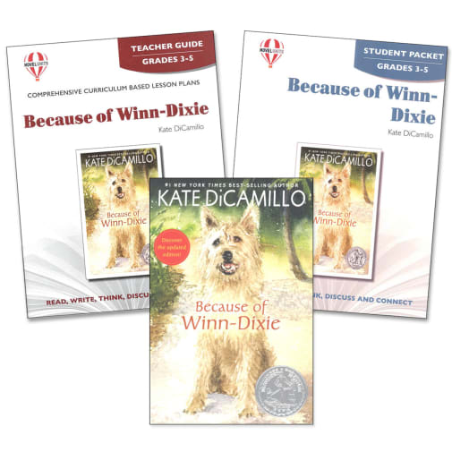 Novel Units Because of Winn-Dixie Set