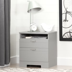 Reevo - Nightstand with Cord Catcher Reevo - Nightstand with Cord Catcher