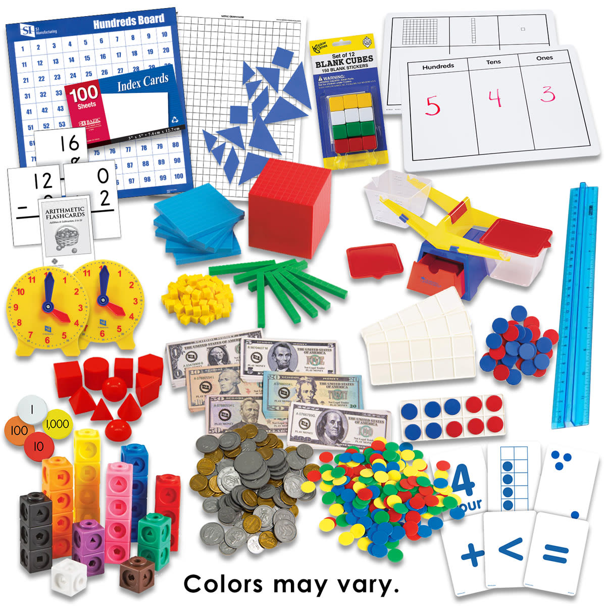 Primary Math CC Level 1 Manipulatives Package