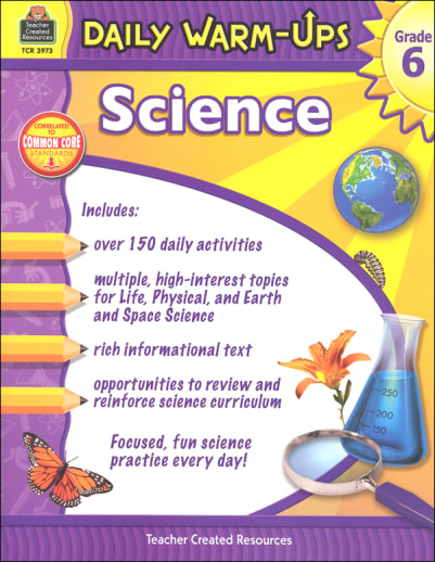 Daily Warm-Ups: Science Grade 6