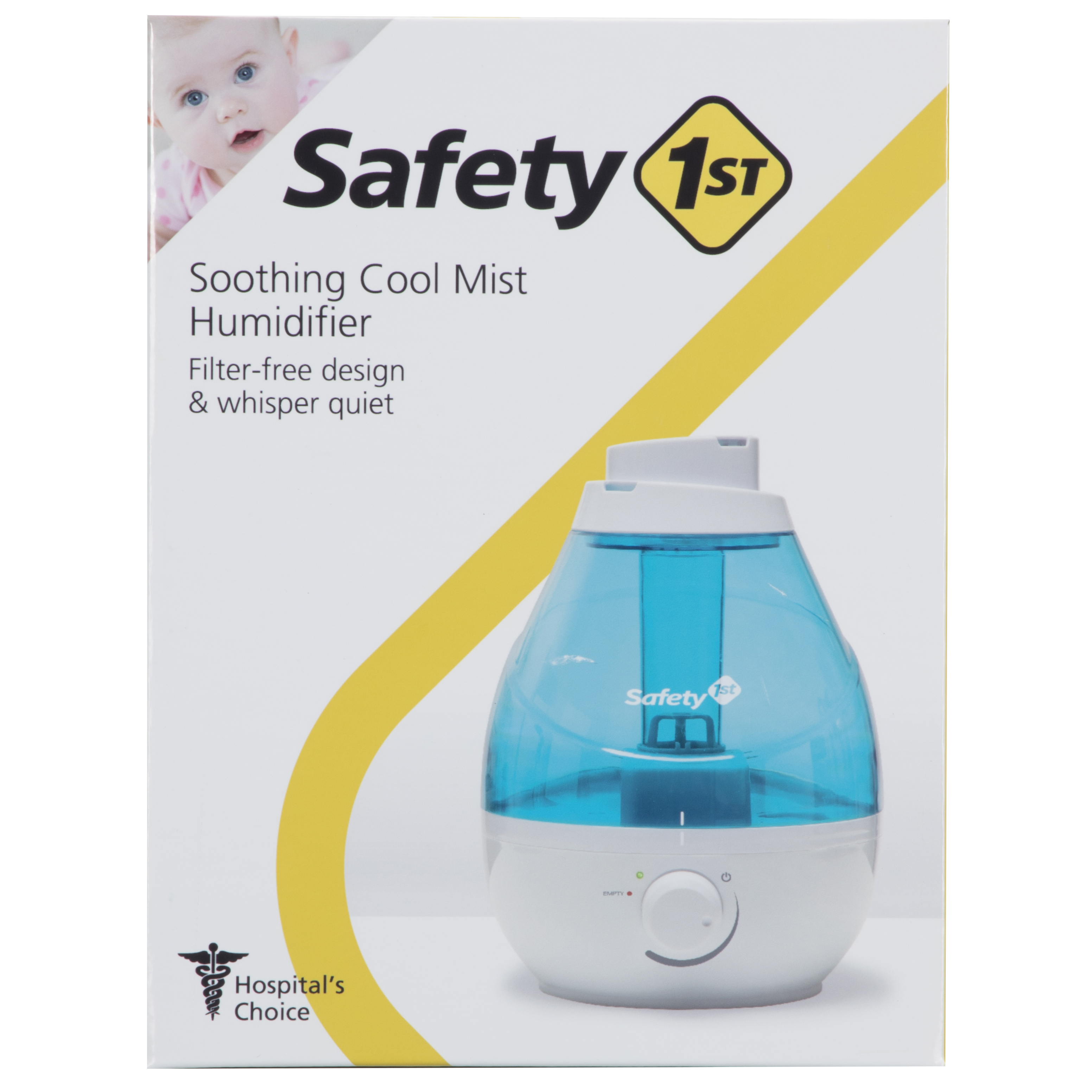 Safety 1st 360 Cool Mist Ultrasonic Humidifier, Arctic 884392590185 eBay