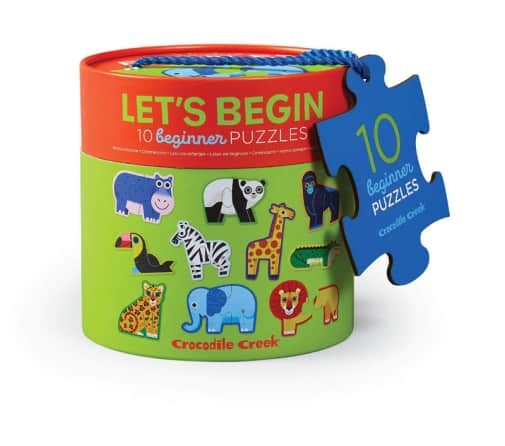 Let's Begin 2-Piece Puzzles - Jungle (10 Beginner Puzzles)