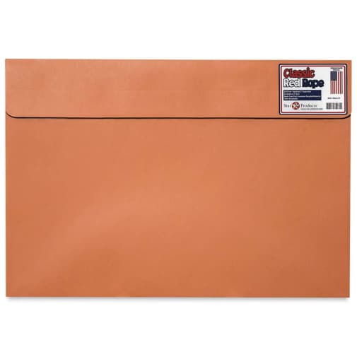 Red Wallet Expanding Art Portfolio with Velcro Closure 12" x 18"