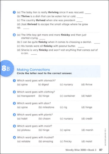 Wordly Wise 3000 Book 3, 4th Edition