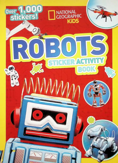 National Geographic Kids Robot Sticker Activity Book