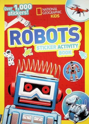 National Geographic Kids Robot Sticker Activity Book