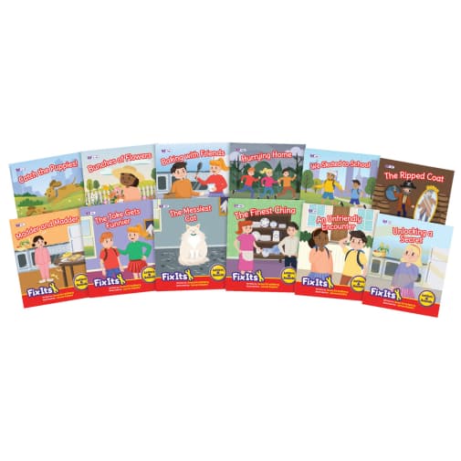 Fix Its Readers Suffixes Phase 6 Fiction (set of 12)