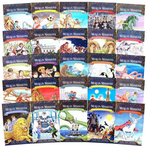 magic tree houseシリーズ&round the world Amazon.com: Magic Tree House Books 25-28 Boxed Set