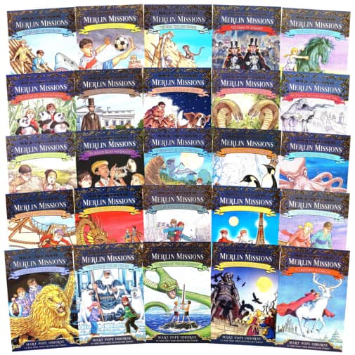 Magic Tree House Merlin Missions #1-25 Boxed Set