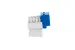 Cat6 RJ45 110 Type Keystone Jack, Blue