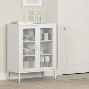 Eddison - Metal Mesh 2-Door Storage Cabinet Eddison - Metal Mesh 2-Door Storage Cabinet