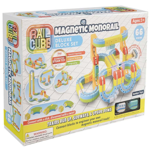 Rail Cube Magnetic Monorail: Deluxe Block Set