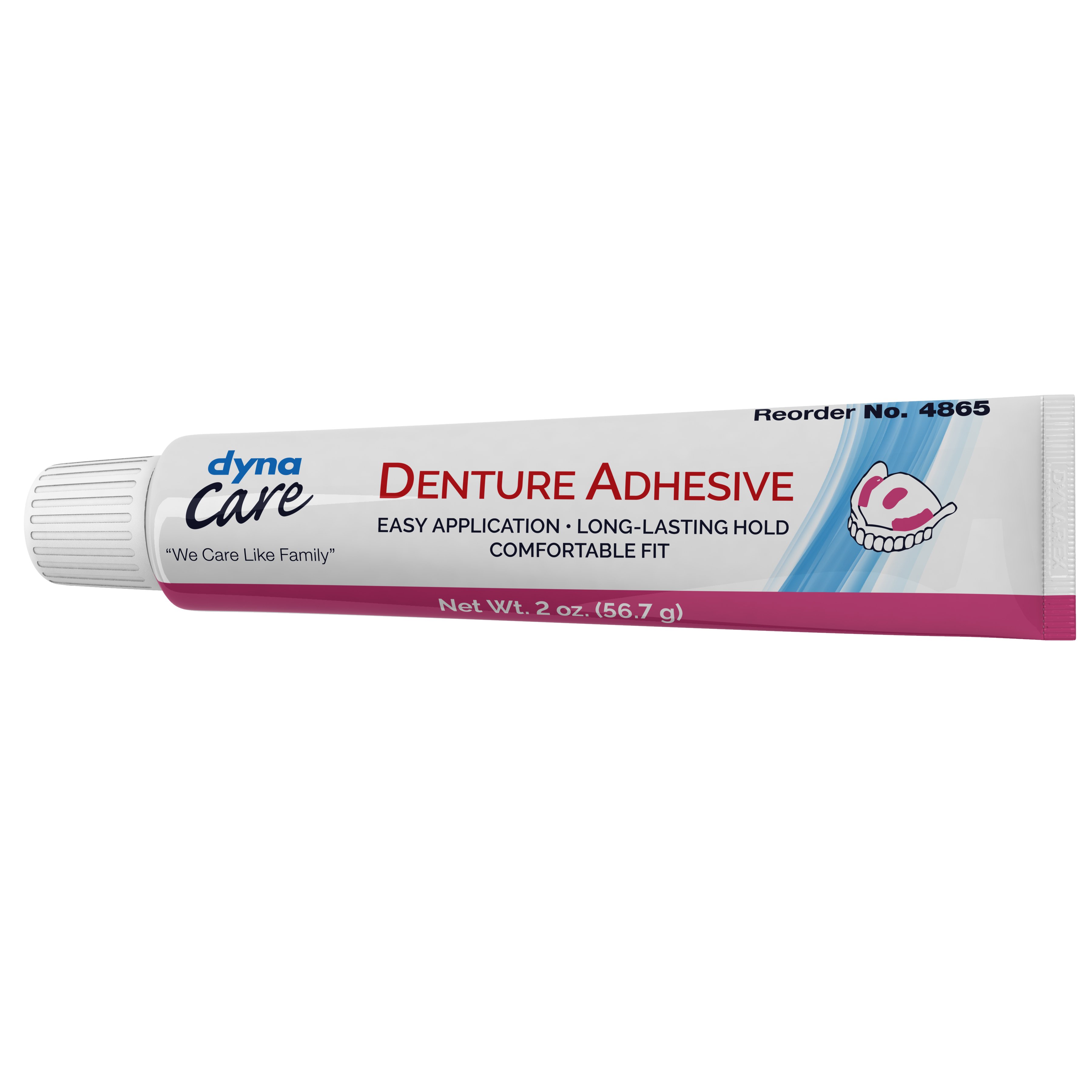 dynarex Denture Adhesive Cream, 2 oz. Tube MK 826974