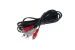 RCA Male to Male Double Audio Cable, 12ft