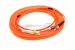 LC to ST Multimode Duplex 62.5/125 OM1 Fiber Patch Cable, 10 Meters