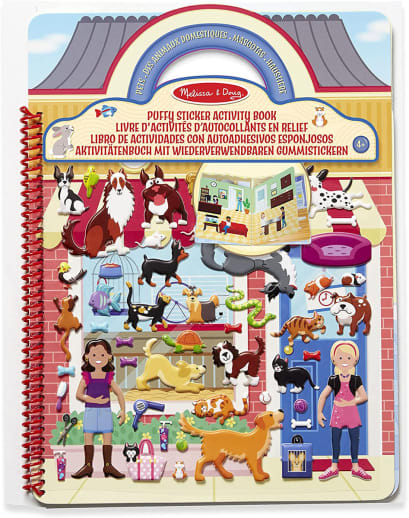 Melissa & Doug Pet Place Puffy Sticker Activity Book