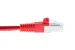 Cat5e Shielded Ethernet Patch Cable, Half-moon Boot, 10 ft, Red