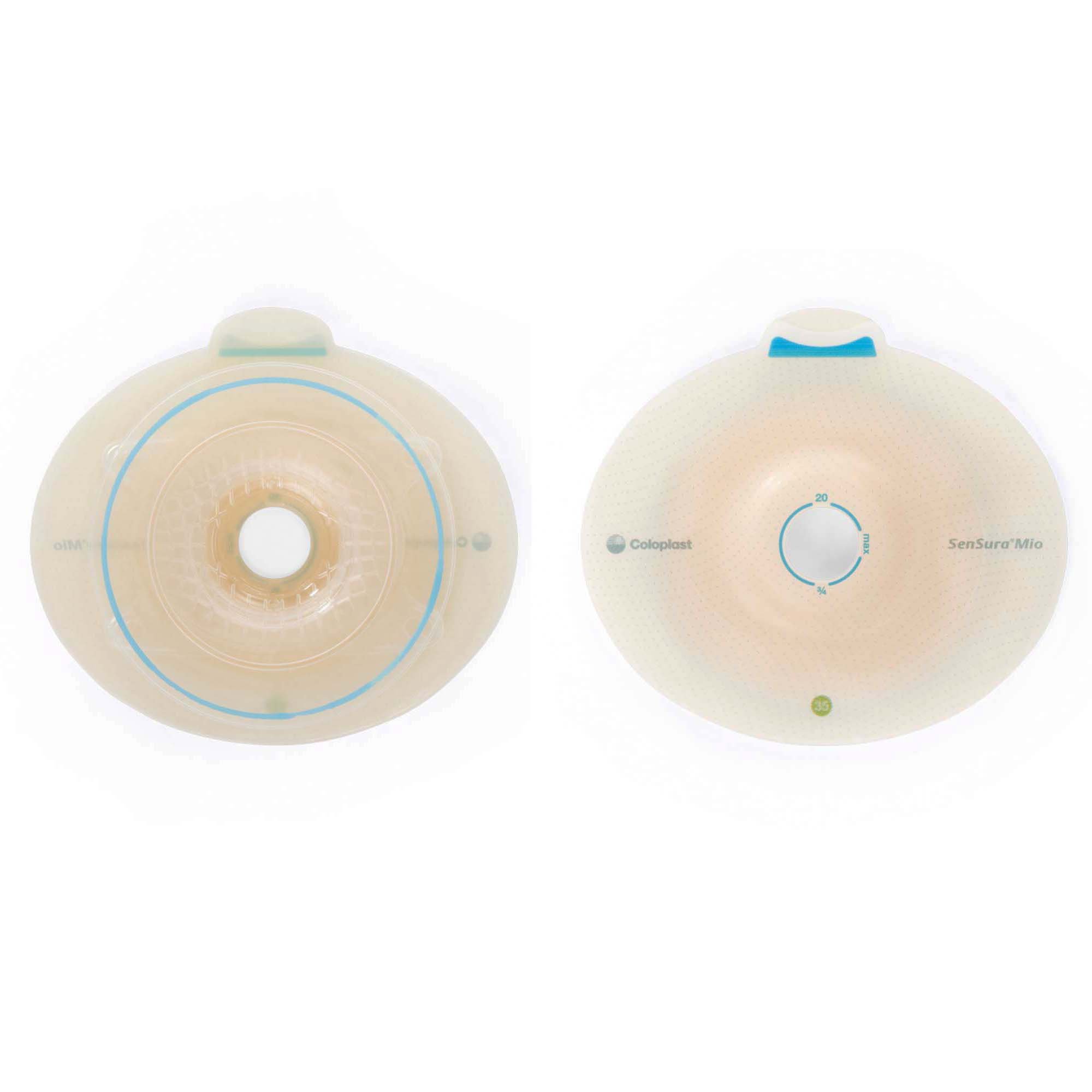 SenSura Mio Flex Convex Light Ostomy Barrier, 25 mm Stoma Opening, Red Match MK 1011419