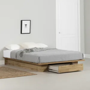 Platform Bed with Drawer