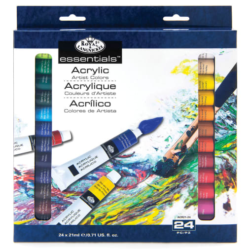 Acrylic Color Artist Tube Paint (24 pack)