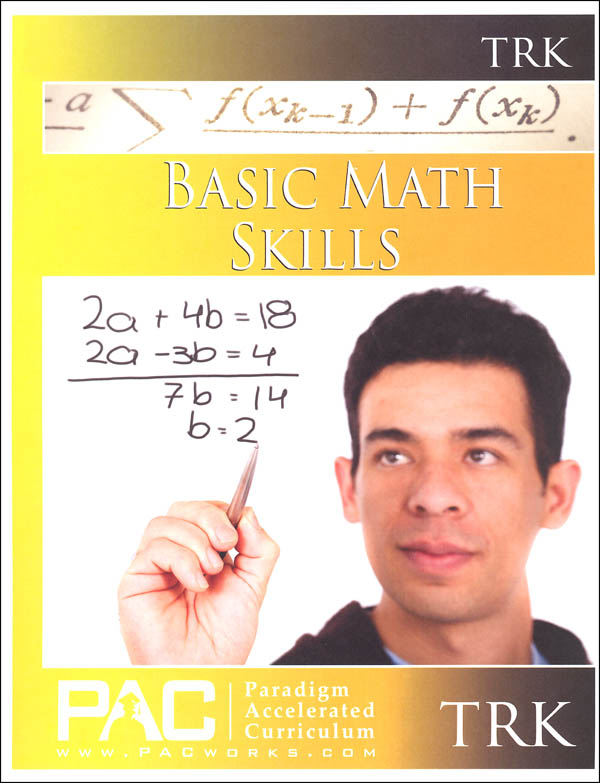 Basic Math Skills List