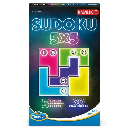 Sudoku 5x5 Magnetic Travel Puzzle
