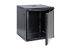 12U 19in Wall-Mount Rack Cabinet, Glass Door 21.4in Depth, Flat Box