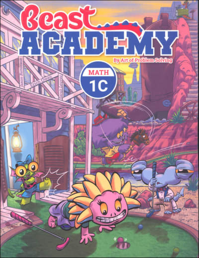 Beast Academy 1C Math Guide and Practice (combined volume)
