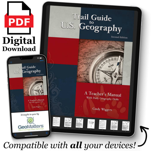 Trail Guide to U.S. Geography - Digital Download