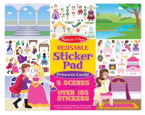 Melissa & Doug Reusable Sticker Pad - Princess Castle