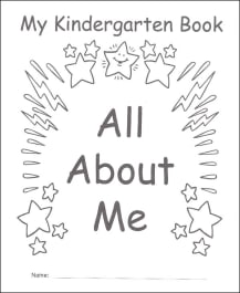 My Own All About Me Book: Kindergarten