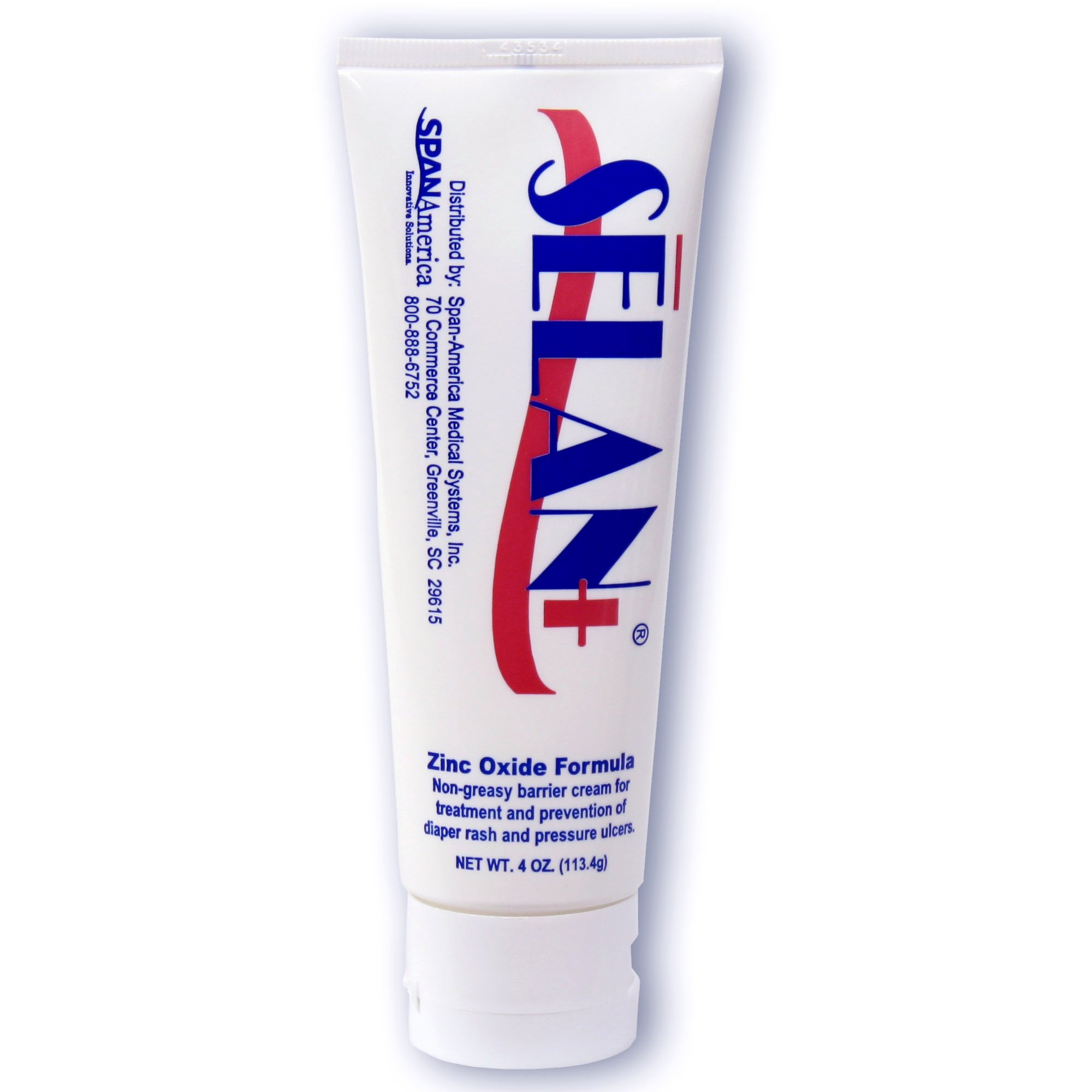 Selan+ Zing Oxide Barrier Cream and Lotion, 4 oz. Tube MK 571591