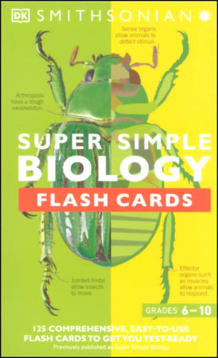 Super Simple Biology Flash Cards