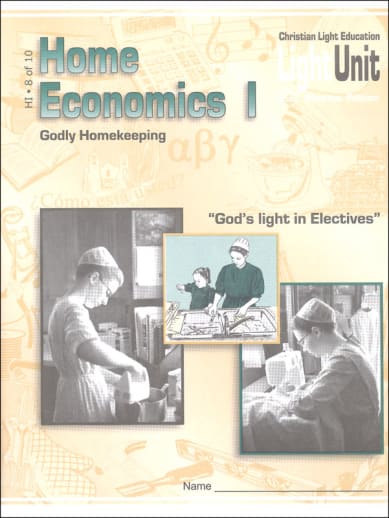 Home Economics 1 LightUnit 8