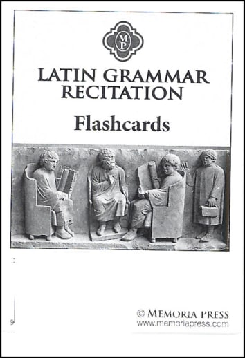 Memoria Press Latin Grammar Recitation Flashcards