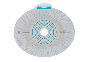 SenSura Mio Flex Ostomy Barrier, 32 mm Stoma Opening, Red Color Match MK 891239