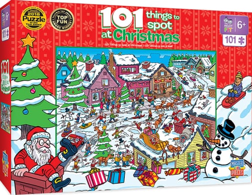 MasterPieces 101 Things to Spot at Christmas Puzzle (101 piece)