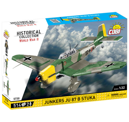 COBI Junkers JU 87B Stuka Dive Bomber - 514 pieces (World War II Historical Collection)
