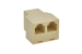RJ11 (6P4C) Modular T Adapter 1 Female to 2 Female – Ivory