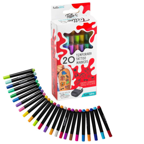 Hello Blink Tattoo Maker Accessory Pack Markers