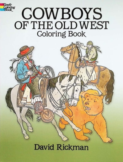 Cowboys of the Old West Coloring Book