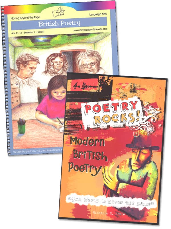 Moving Beyond the Page: British Poetry Literature Unit Package