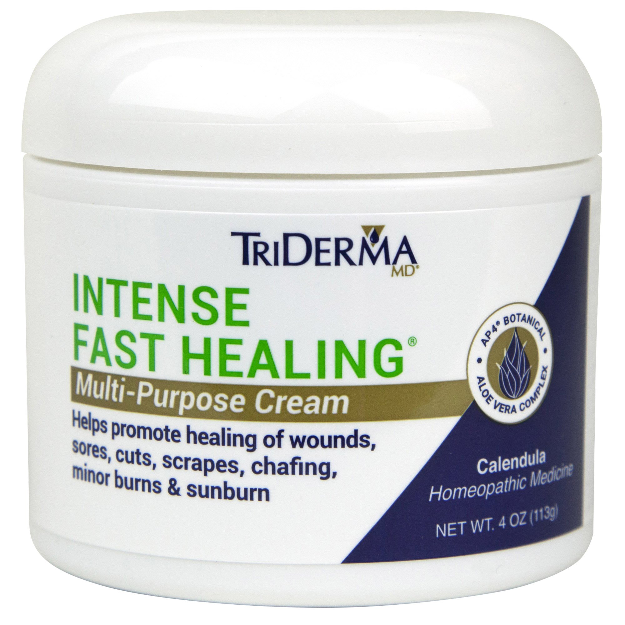 TriDerma MD Intense Fast Healing Moisturizer, 4-ounce Jar, Unscented MK 901965