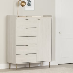 Hype - Door Chest with 5 Drawers