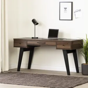 Computer Desk with Power Bar