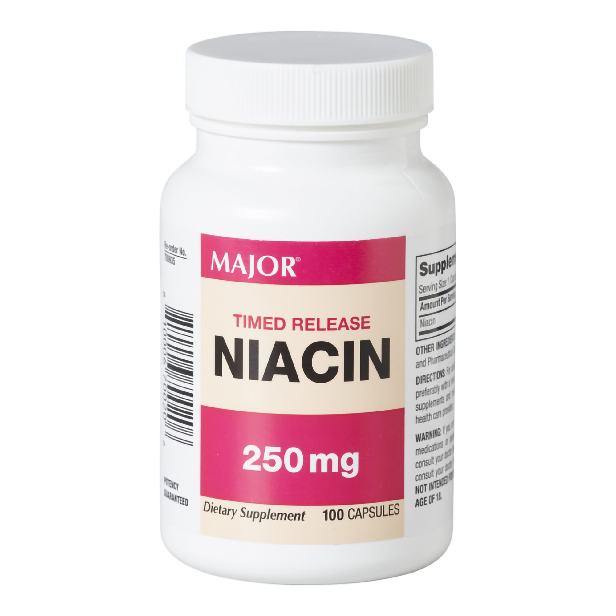 Major Timed Release Niacin Dietary Supplement MK 1133881