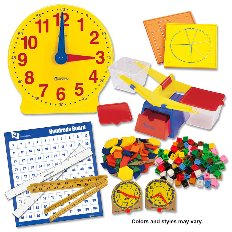 Manipulative Kit 1 (Basic Plastic Pattern Blocks, Optional Items)