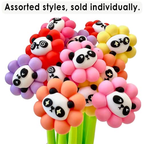 Flower Panda Wiggle Gel Pen (assorted style)
