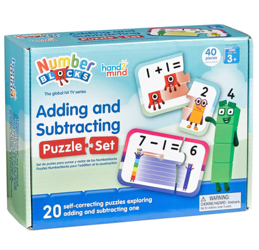 Numberblocks Adding and Subtracting Puzzle Set
