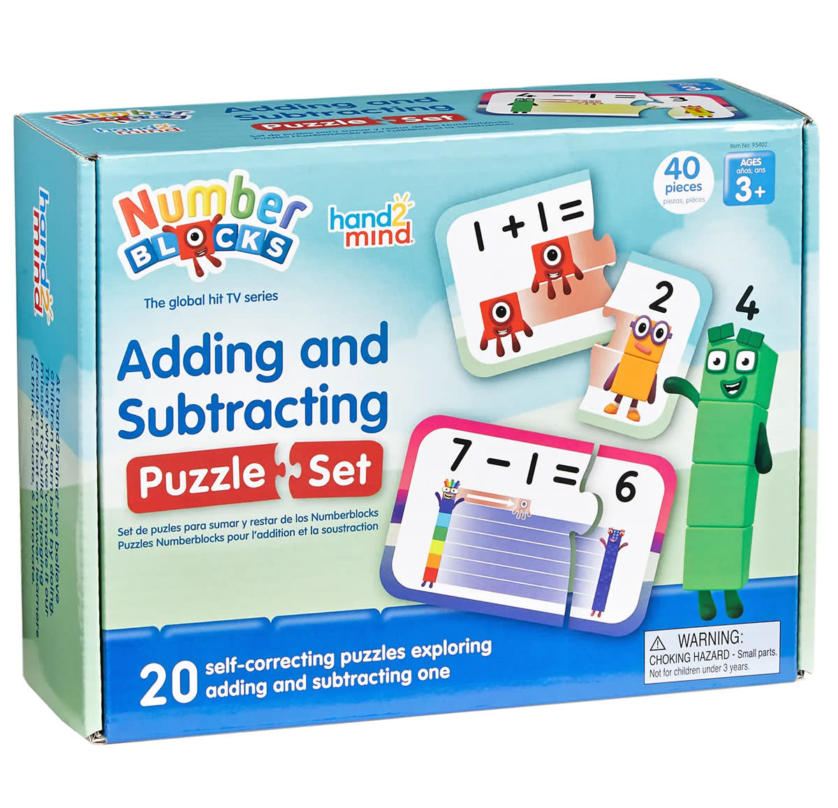 Numberblocks Adding and Subtracting Puzzle Set